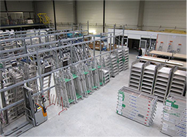 Entrepôt de RESO Logistique vue du haut